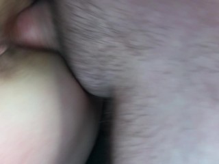 Please kiss my wet pussy. Now give me a good fuck and cum inside. Hot sex close up.