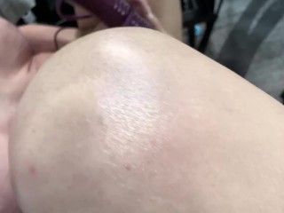 Great view of a sweet Pink AssHole Resized by a Big, Throbbing, Horny Dick. POV.  4K. Rizin’ Studio