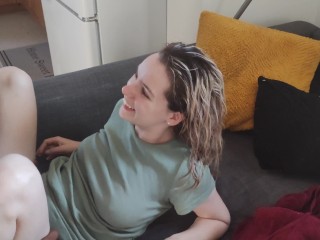 Cute petite teen takes BBC