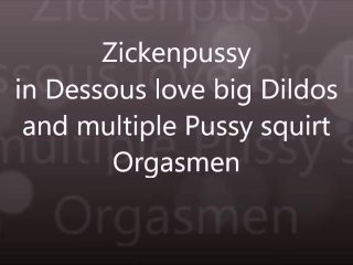 Zickenpussy rides bad dragon Monster loud squirt Orgasmus 24.02.23