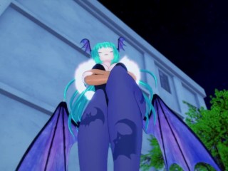 Hentai POV Feet Morrigan Aensland Darkstalkers