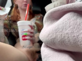 Slut wife gets caught naked by carwash attendant