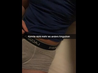 German Gym Girl wants to fuck Turkish Guy Snapchat