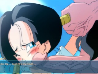 Kame Paradise 3 - Videl sucks a huge cock (Videl Sex scene)