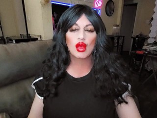 crazy hot sugar baby lipstick smoking fetish crossdresser crossdressing virgin makeup