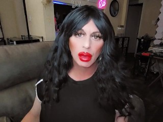 crazy hot sugar baby lipstick smoking fetish crossdresser crossdressing virgin makeup