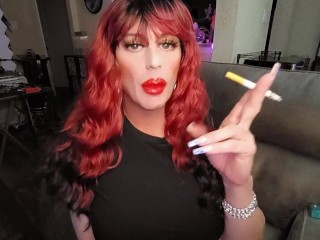 redhead sugar baby looking for love lipstick smoking fetish crossdresser crossdressing virgin