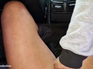 I Made My UBER Driver Touch My HAIRY PUSSY While Driving in Traffic - He Made Me CUM