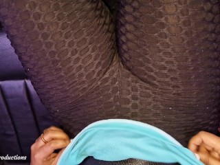 I Made My UBER Driver Touch My HAIRY PUSSY While Driving in Traffic - He Made Me CUM