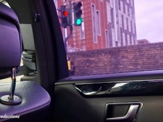 I Made My UBER Driver Touch My HAIRY PUSSY While Driving in Traffic - He Made Me CUM