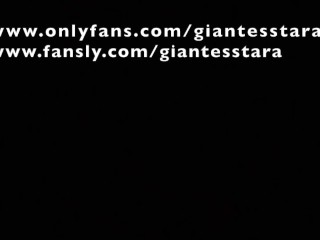 Giantess tapes Tiny to chair Buttcrush