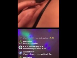Fucking Step Sister Live on Instagram