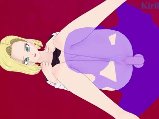 Android 18 and I have intense sex at a love hotel. - Dragon Ball Hentai