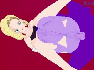 Android 18 and I have intense sex at a love hotel. - Dragon Ball Hentai