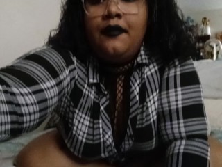 Hot Goth Girl Invites You To Watch Her Cum