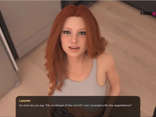 No more money visual sex novel - Getting blowjob from Lauran