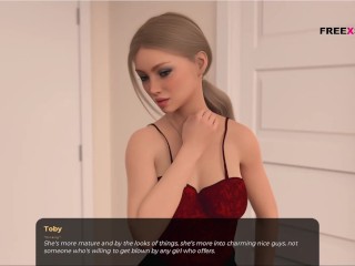 No more money visual sex novel - Getting blowjob from Lauran