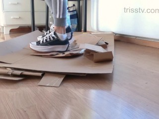 Sneakers Crushing Carton Boxes 2023 | PART 01