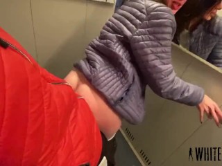 Nymphomaniac Neighbor Hot Public Fuck In Elevator