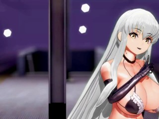 Code Geass CC Undress Dancing Hentai Lupin Song Big Boobs MMD 3D White Hair Color Edit Smixix