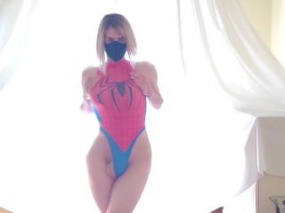 Spider girl cosplay Gwen stacy