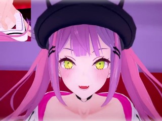 Vtuber - Futa Tokoyami Towa | Swap Male taker Pov HENTAI 3D