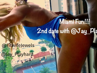 Getting pounded by a BBC while on vacation in Miami!
