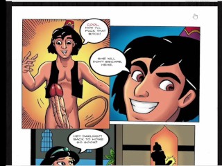 Aladdin Disney Porn Comic Jasmine Getting Ass Fucked By Big fat cock