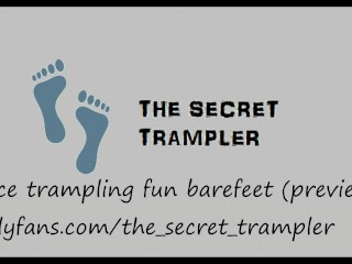 Face trampling fun barefeet (preview)