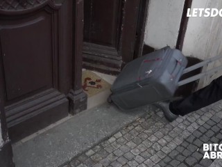 Curvy Babe Sofia Curly Penetrated Deep By Foreign Penis At His Apartment - LETSDOEIT