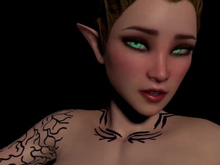 Busty Wood Elf rammed POV | 3D Porn