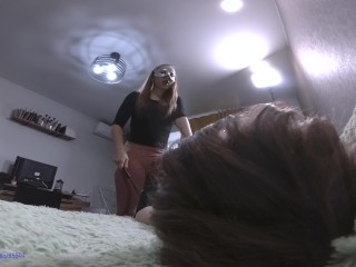 I love to beat my slave! I will flog him and spit in his face. Ha ha ha