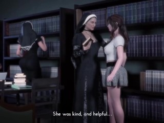 The Genesis Order [ Hentai Game PornPlay ] Ep.4 cultist nun doing perverted sex under the chapel