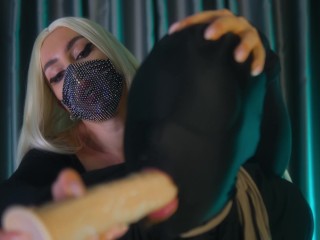 Mistress Sacred - Hard Pegging in Transparent Latex Tights [Part 2]