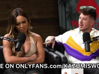 SURPRISE ORGY breaks out during PILLOWTALK PODCAST with CHERIE DEVILLE AND DAMON DICE