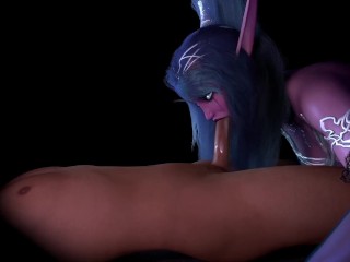 Best blowjob by A Night Elf princess POV | 3D Porn
