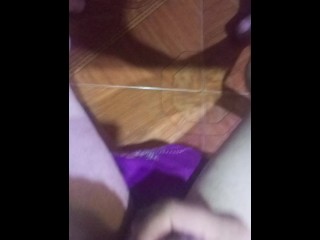  jerking off with the cucumber that my stepaunt ate and the one she masturbated with in the ba