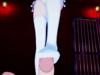 Rem Re:Zero Feet Hentai POV