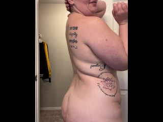 Sexy BBW Undresses and Shares Ideas about Nudity - Request Video