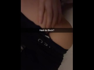 German Cheerleader wants to fuck classmate Snapchat