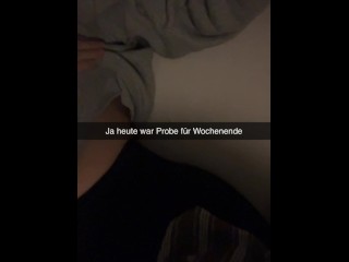 German Cheerleader wants to fuck classmate Snapchat