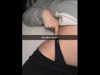 German Cheerleader wants to fuck classmate Snapchat