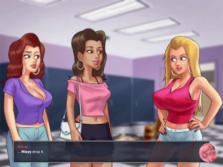 Summertime saga #8 - Spying on my stepsister masturbate - Gameplay