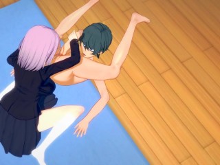 SSSS Gridman Hentai - Shinjo Akane Jerkoff and fucked by Utsumi Sho