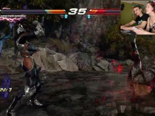 Порно она выиграла меня в Tekken, я победил в сексе