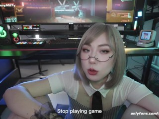 The New AI Girl Is Here, Stop Playing Video Game, Play With Me!!! AI Girl Gives Blowjob (TEASER)