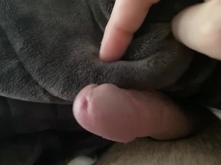 Furry Blanket Makes Me Cum