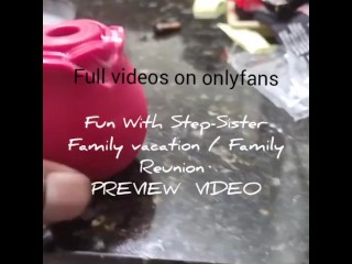 Ebony step siblings fucking on vacation Thanks for 100K Views preview video