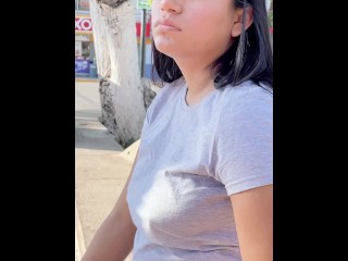 Chica migrante la dejo su grupo y le robaron su dinero, le doy un apoyo a cambio de sexo