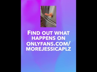 Horny Housewife Jessica Moore Fucks her Fridge